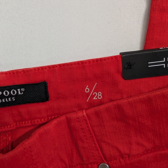 Liverpool Women's Burnt Orange (Molten Lava) Stretch Pull On Chloe Crop Pant - Picture 4 of 8